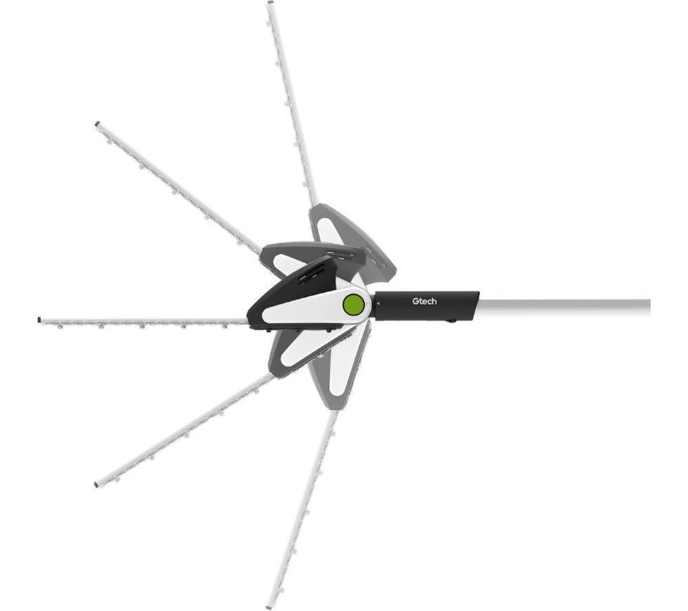 GTECH Lightweight LHT50 Cordless Hedge Trimmer - Black & Silver image number 2 of 7