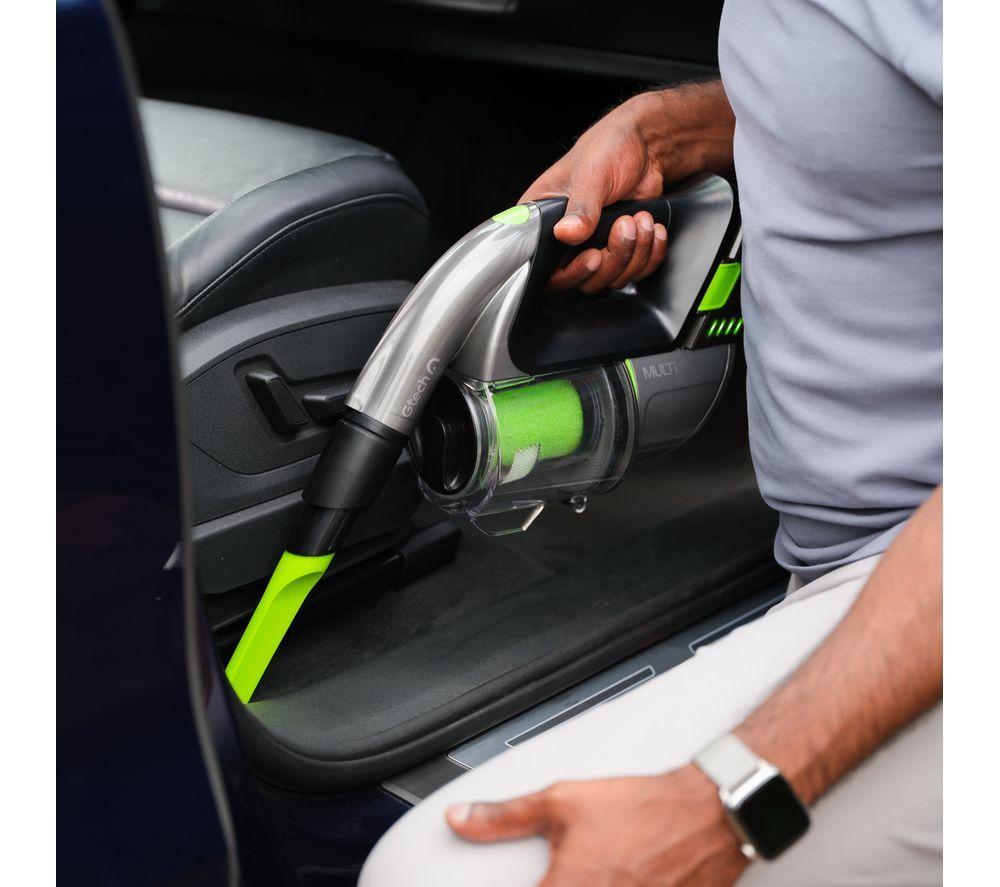 GTECH Multi Handheld Vacuum Cleaner - Grey & Green image number 6 of 7