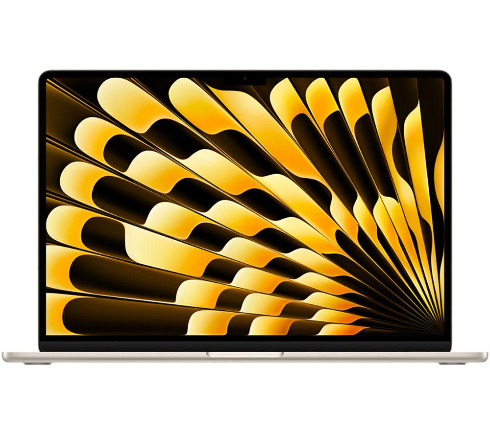 APPLE MacBook Air 15.3 (2024) - M3, 512 GB SSD, Starlight, White,Yellow