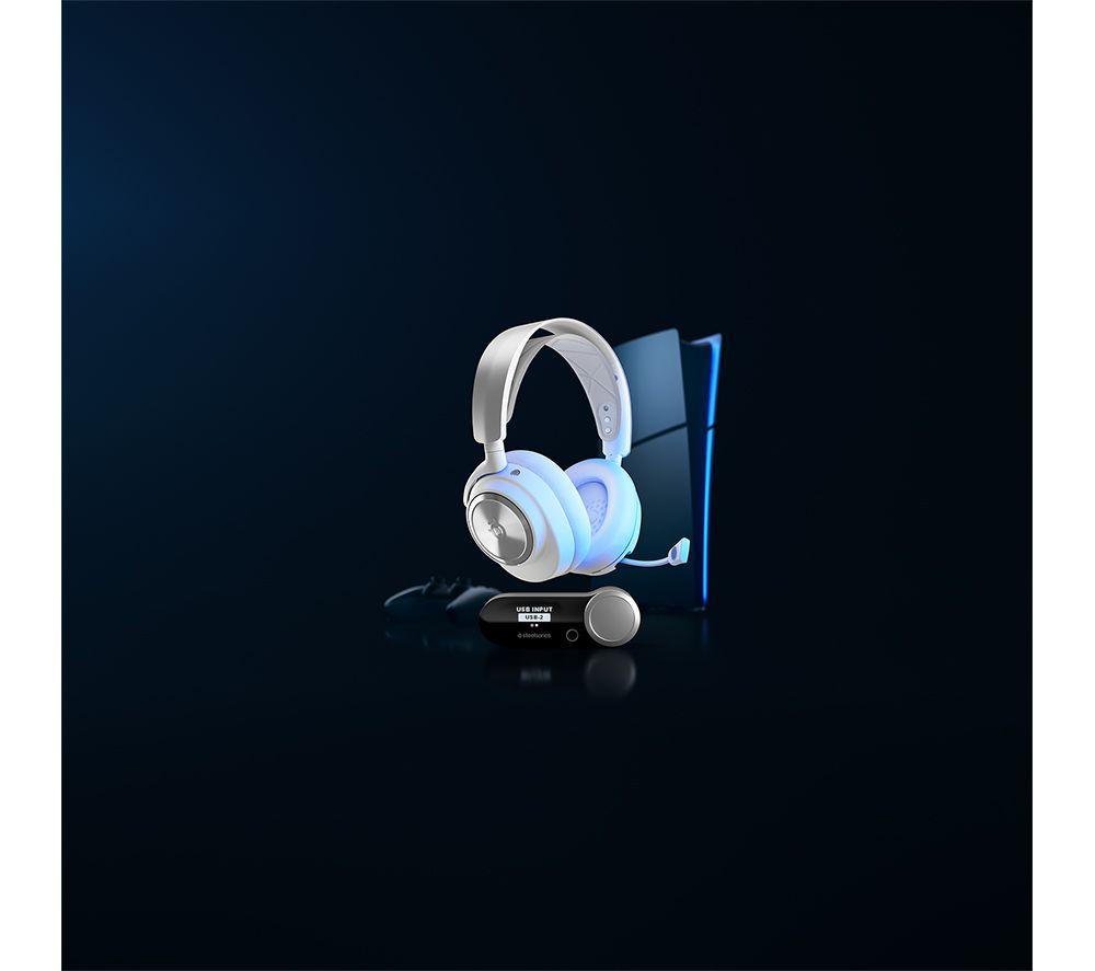 STEELSERIES Arctis Nova Pro Wireless Gaming Headset for PlayStation & PC - White image number 6 of 11