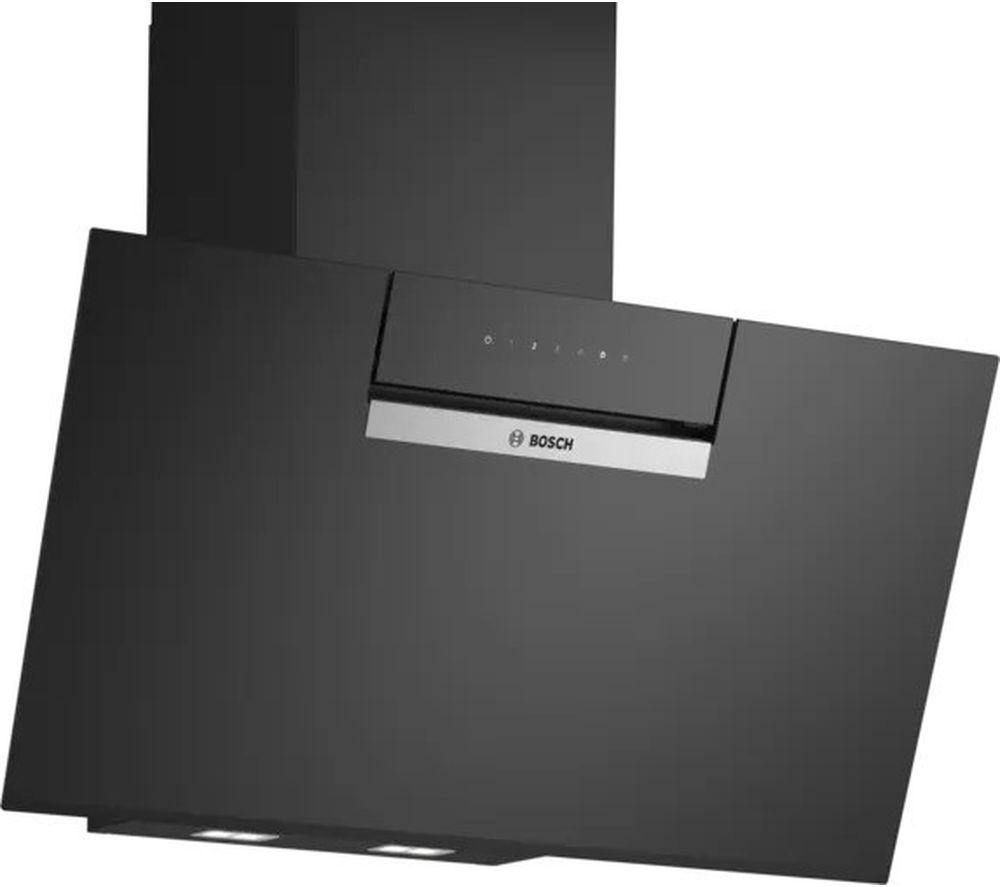 BOSCH Series 4 DWK87FN60B Chimney Smart Cooker Hood - Black, Black