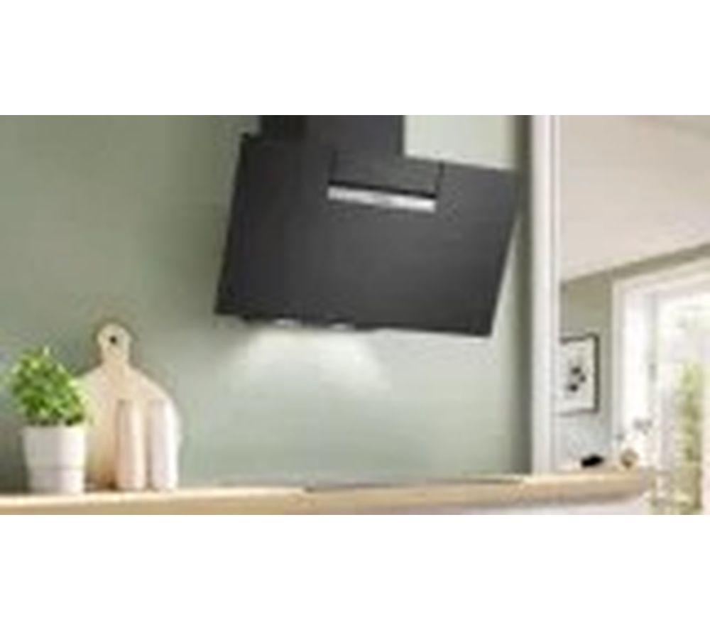 BOSCH Series 4 DWK87FN60B Chimney Smart Cooker Hood - Black image number 3 of 7