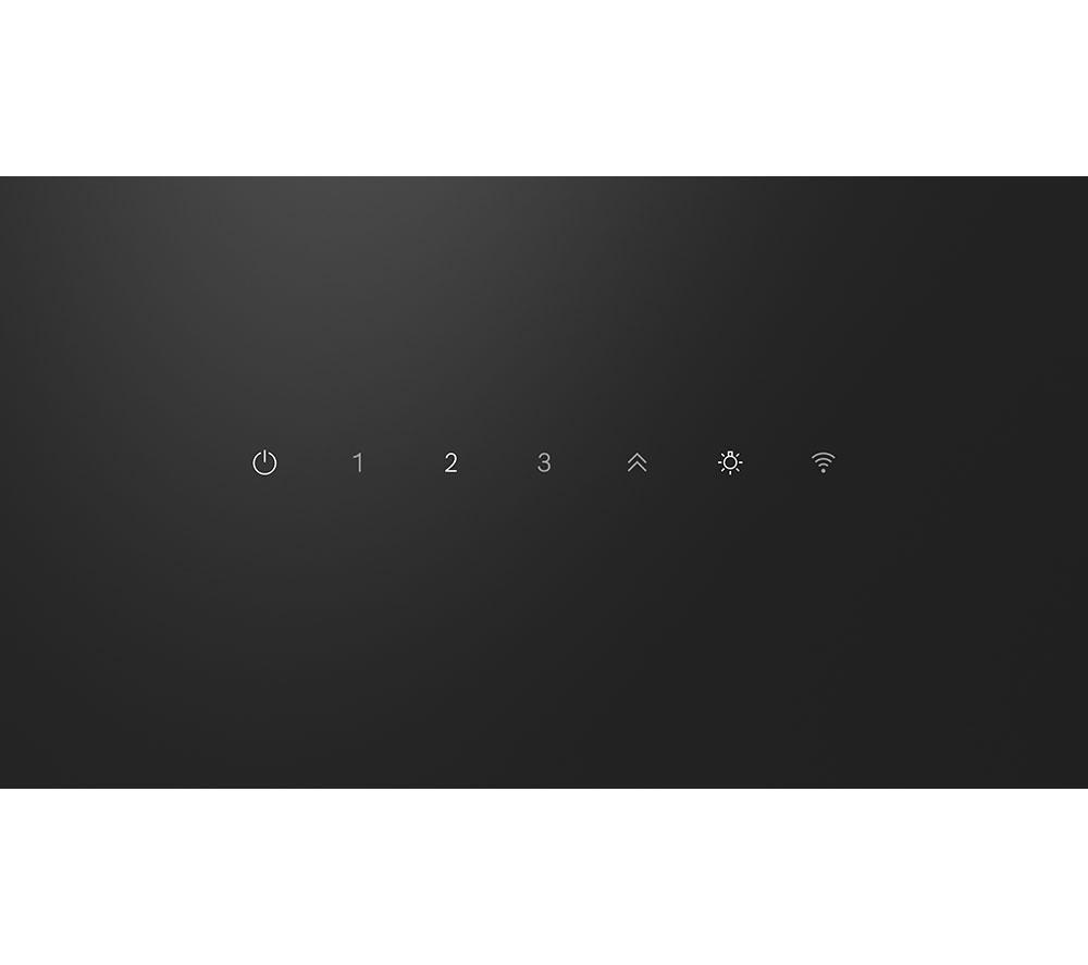 BOSCH Series 4 DWK87FN60B Chimney Smart Cooker Hood - Black image number 5 of 7
