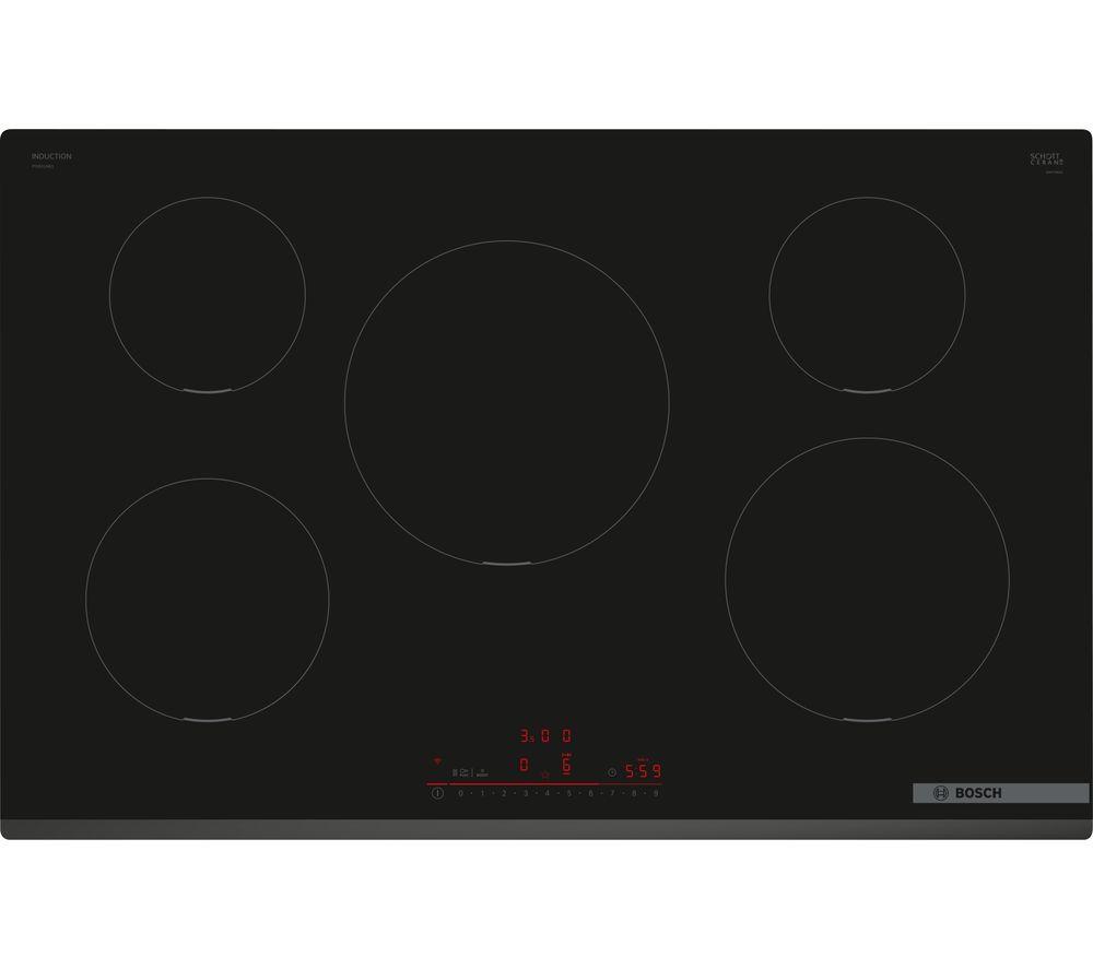 BOSCH Series 6 PIV831HB1E 80 cm Electric Induction Hob - Black, Black