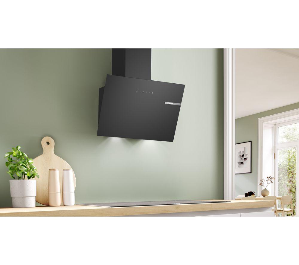 BOSCH Series 2 DWK65DK60B Chimney Cooker Hood - Black image number 3 of 5