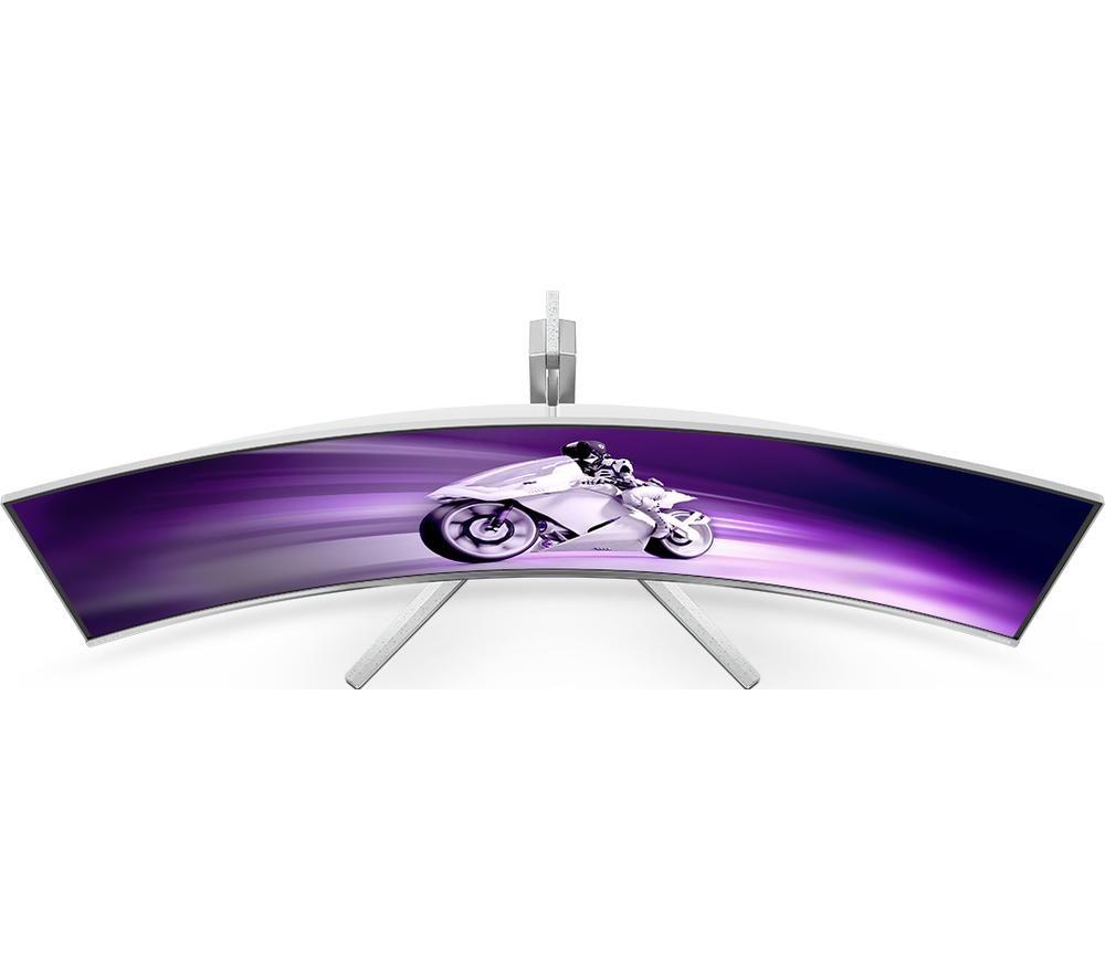 PHILIPS Evnia 8000 49M2C8900L Dual Quad HD 49" Curved Quantum Dot Gaming Monitor - White image number 5 of 9