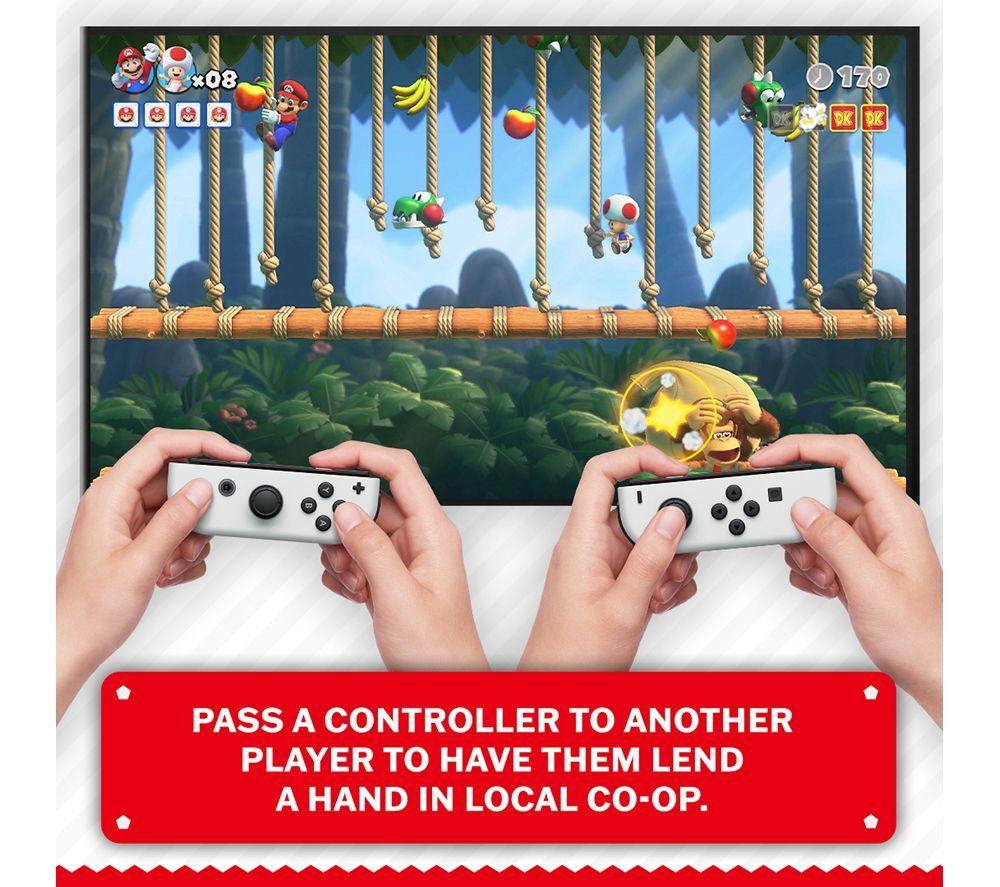 NINTENDO Switch OLED White & Mario vs Donkey Kong Bundle - image 9