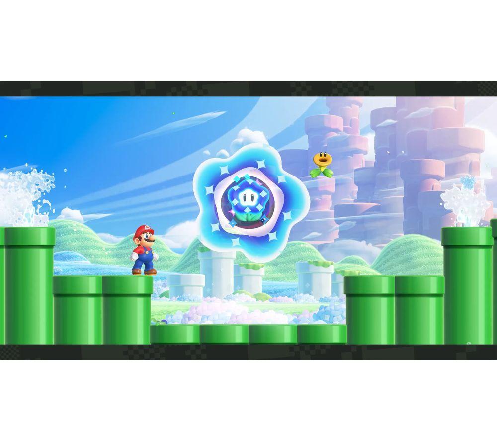 NINTENDO Switch OLED (Neon Red & Blue) & Super Mario Bros. Wonder Bundle - image 9