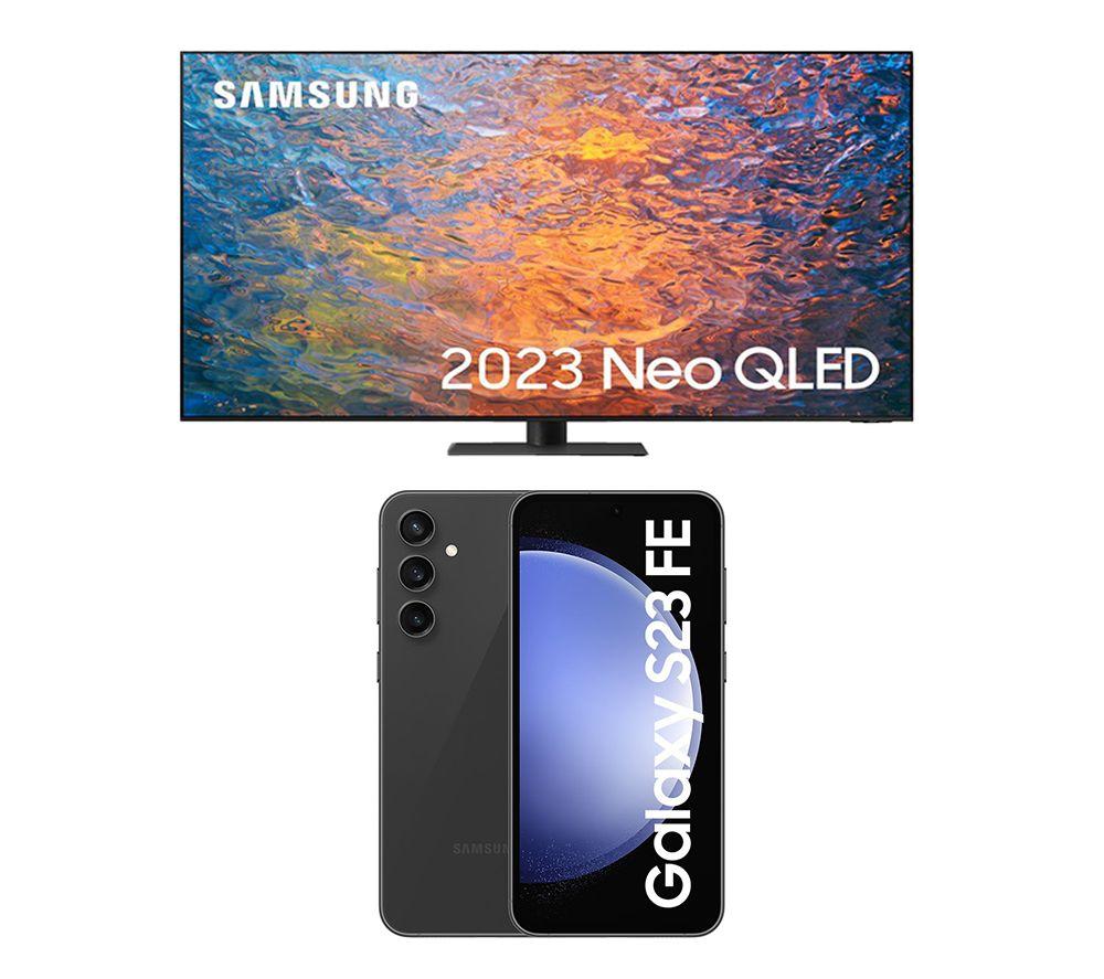 55 Samsung QE55QN95CATXXU  Smart 4K Ultra HD HDR Neo QLED TV with Bixby & Alexa & Galaxy S23 FE 5G 