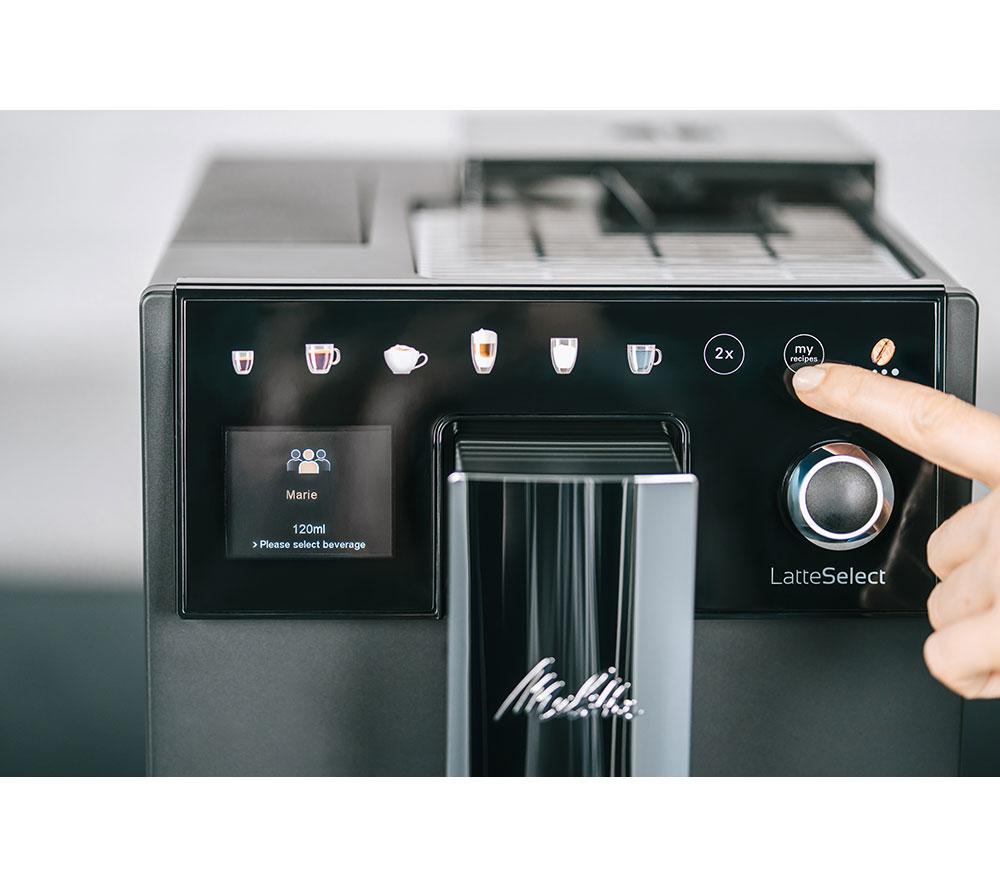 MELITTA LatteSelect Bean to Cup Coffee Machine - Black image number 6 of 12