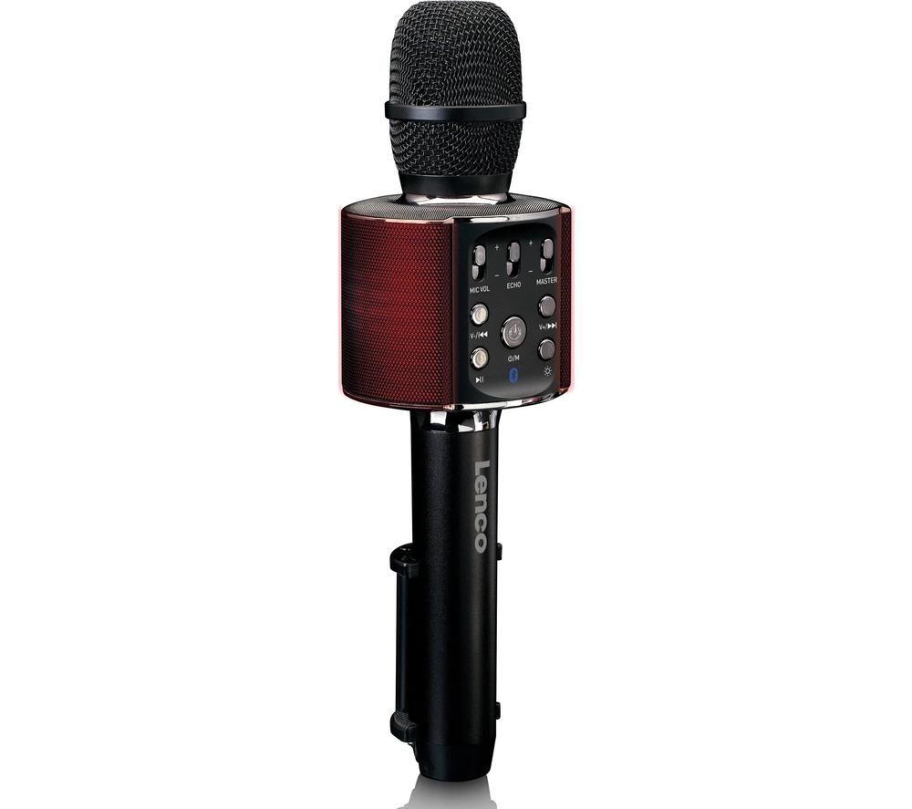 LENCO BMC-090 Bluetooth Karaoke Microphone - Black image number 3 of 15
