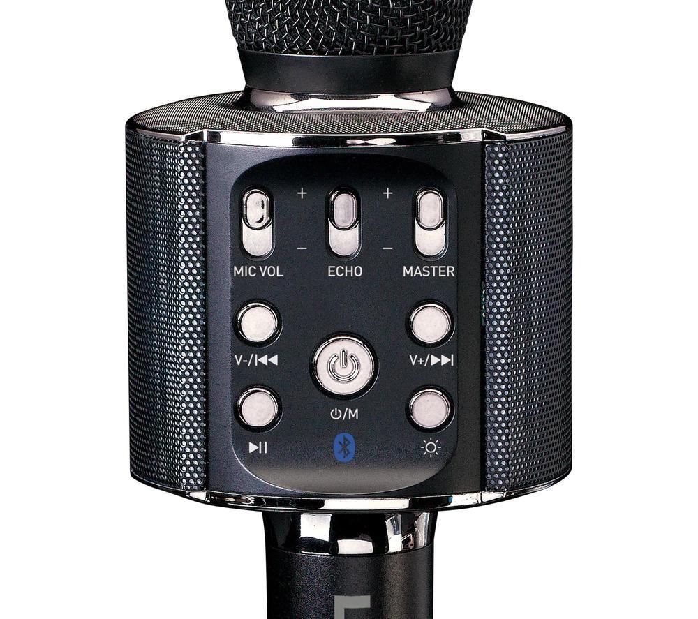 LENCO BMC-090 Bluetooth Karaoke Microphone - Black image number 6 of 15