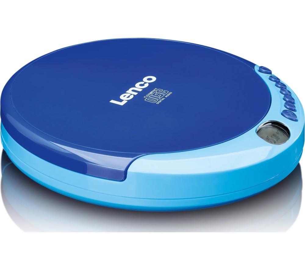 LENCO CD-011 Personal CD Player - Blue image number 2 of 10