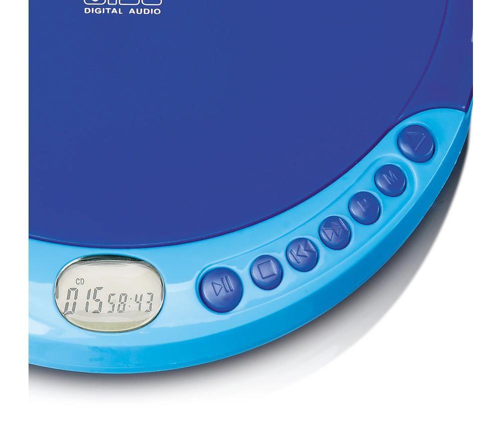 LENCO CD-011 Personal CD Player - Blue image number 5 of 10