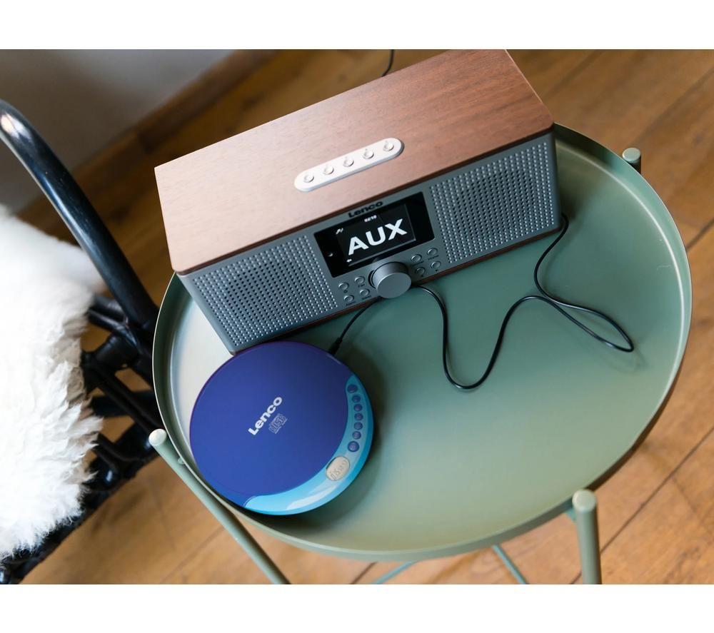LENCO CD-011 Personal CD Player - Blue image number 10 of 10