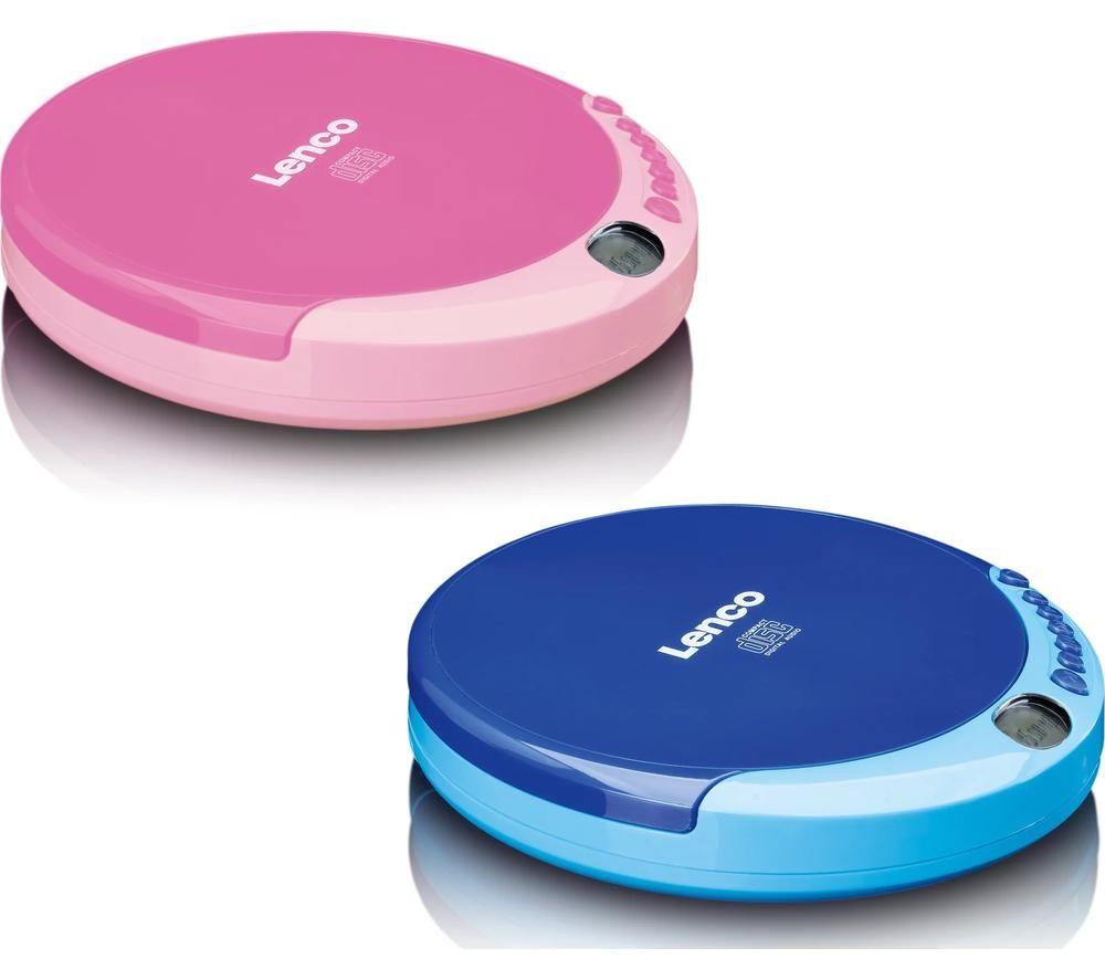 LENCO CD-011 Personal CD Player - Pink image number 3 of 12