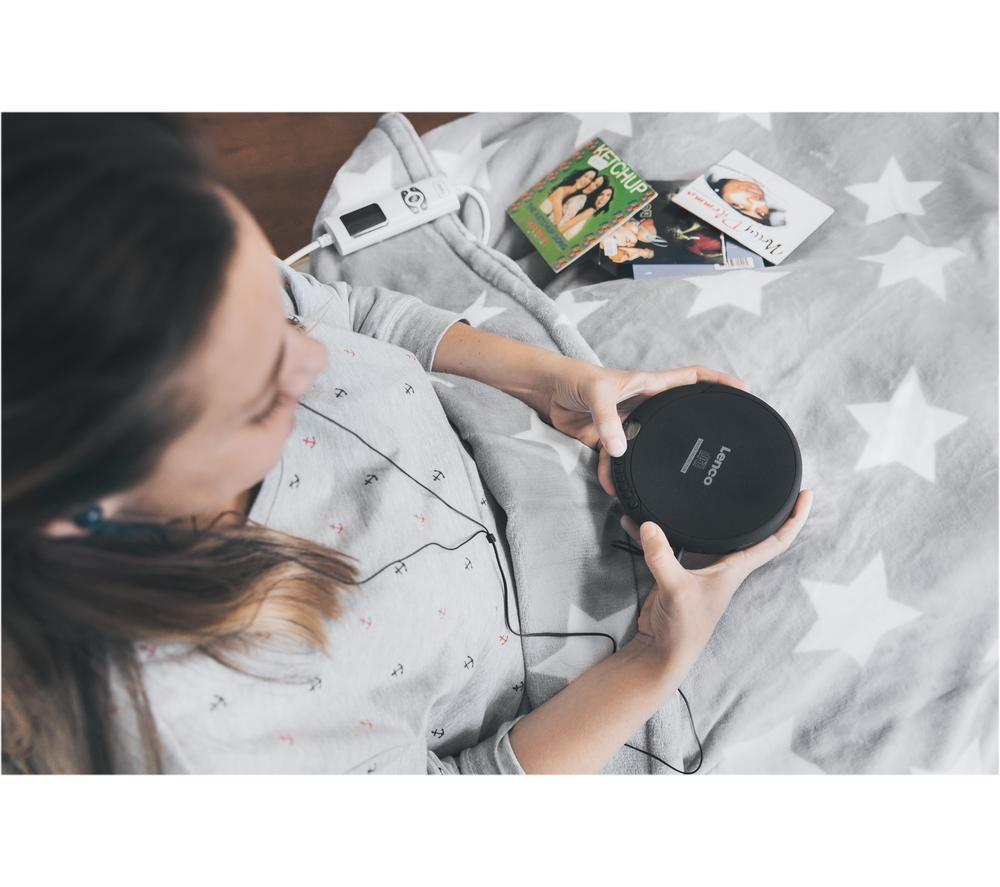 LENCO CD-200 Personal CD Player - Black image number 2 of 3