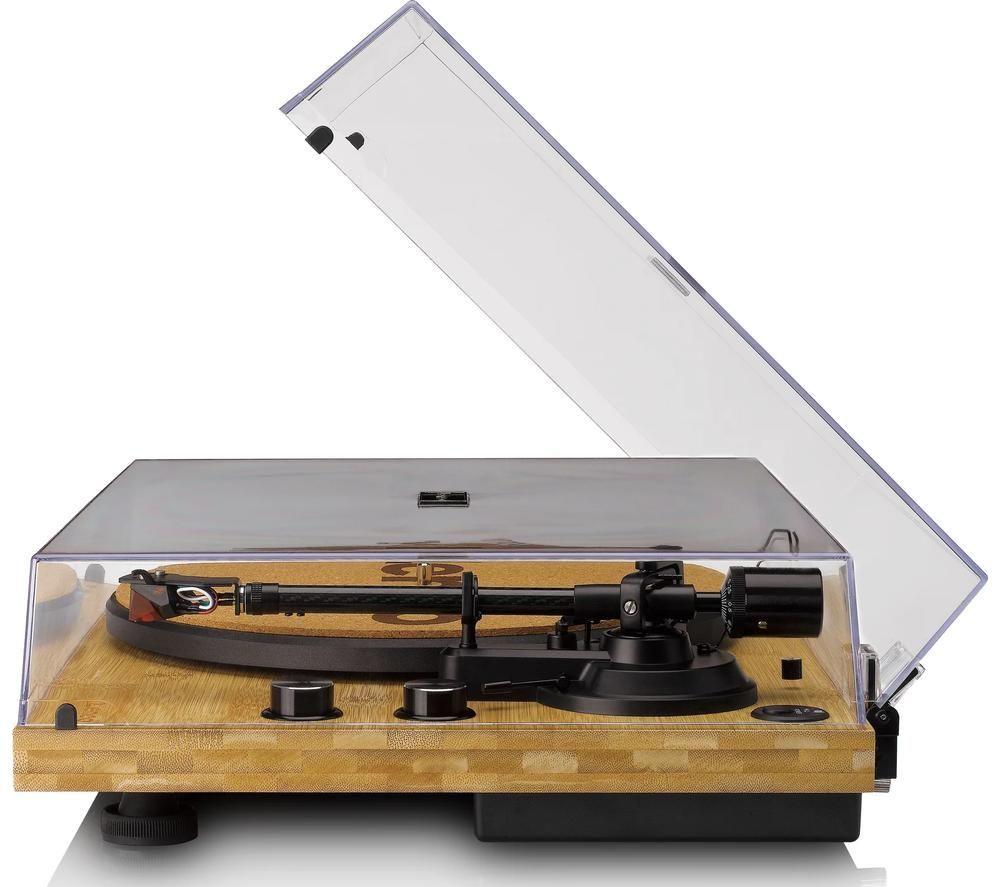 LENCO LBT-335 Belt Drive Bluetooth Turntable - Bamboo image number 2 of 14