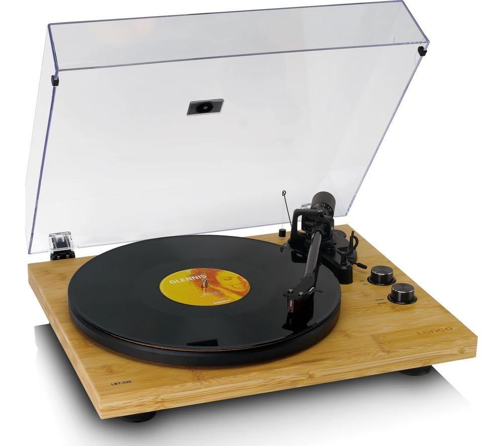 LENCO LBT-335 Belt Drive Bluetooth Turntable - Bamboo image number 4 of 14