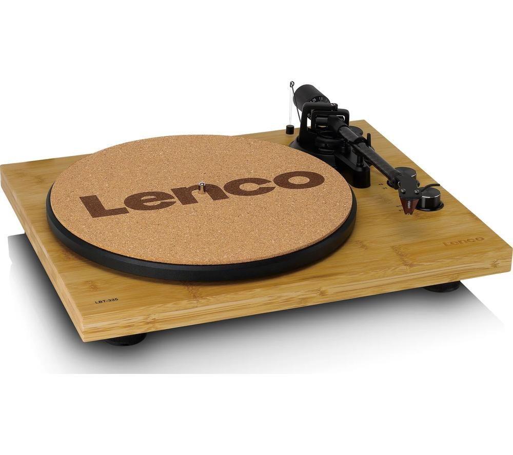 LENCO LBT-335 Belt Drive Bluetooth Turntable - Bamboo image number 5 of 14