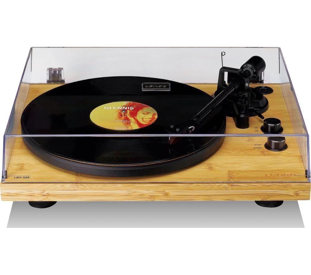 LENCO LBT-335 Belt Drive Bluetooth Turntable - Bamboo image number 7 of 14