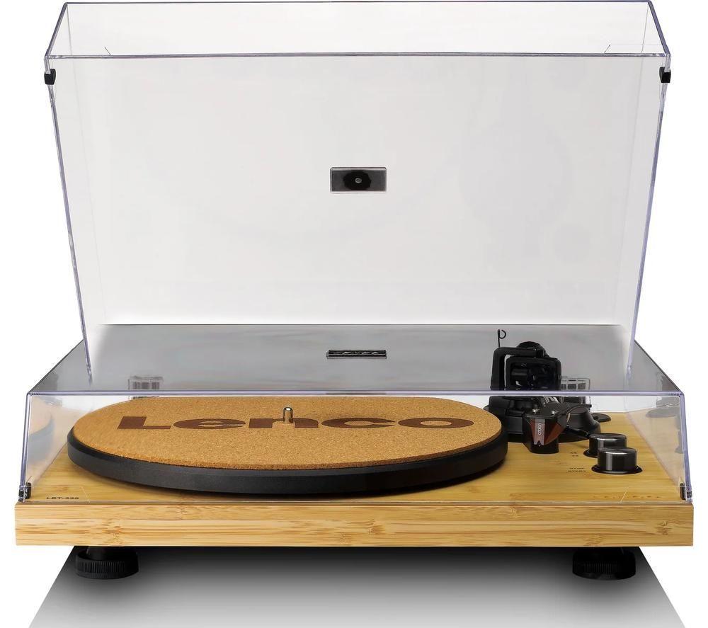 LENCO LBT-335 Belt Drive Bluetooth Turntable - Bamboo image number 8 of 14