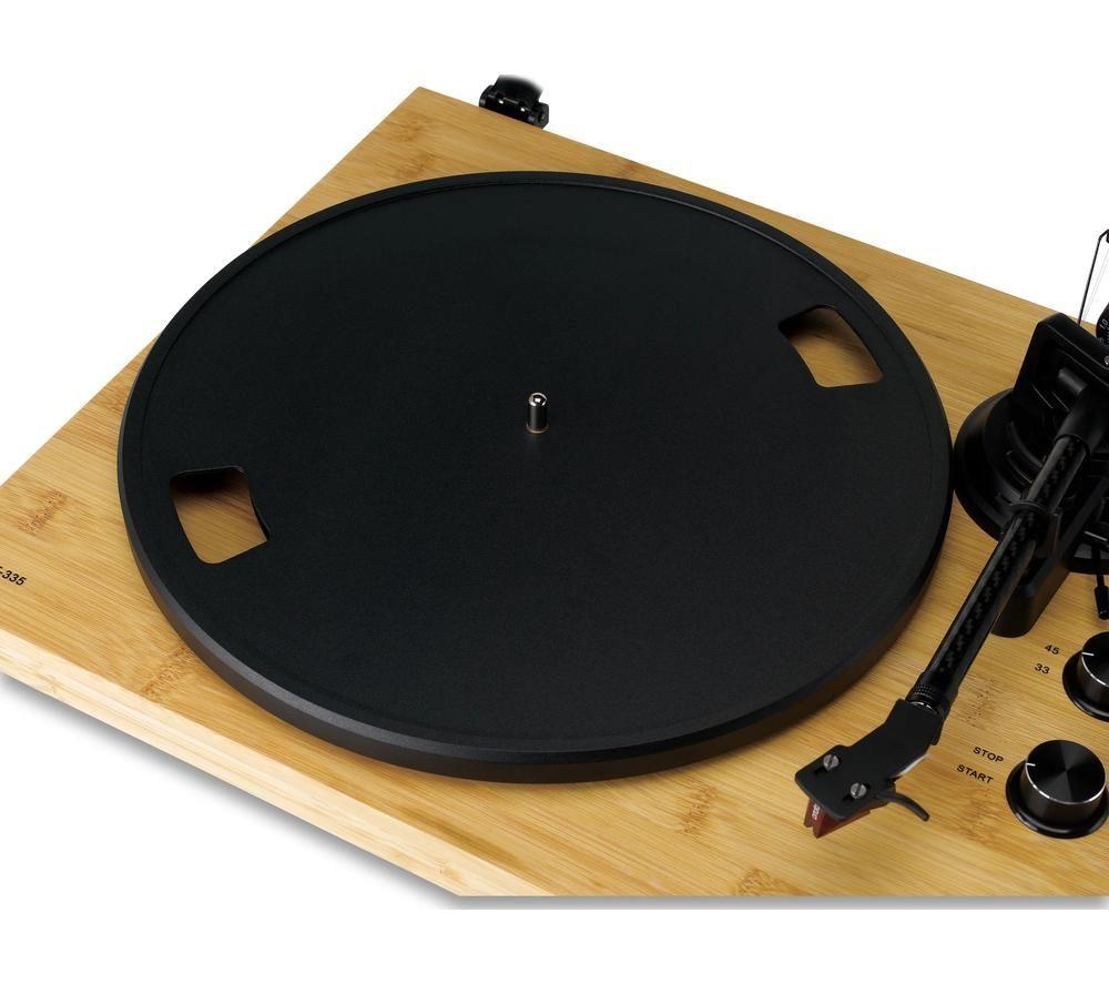 LENCO LBT-335 Belt Drive Bluetooth Turntable - Bamboo image number 10 of 14