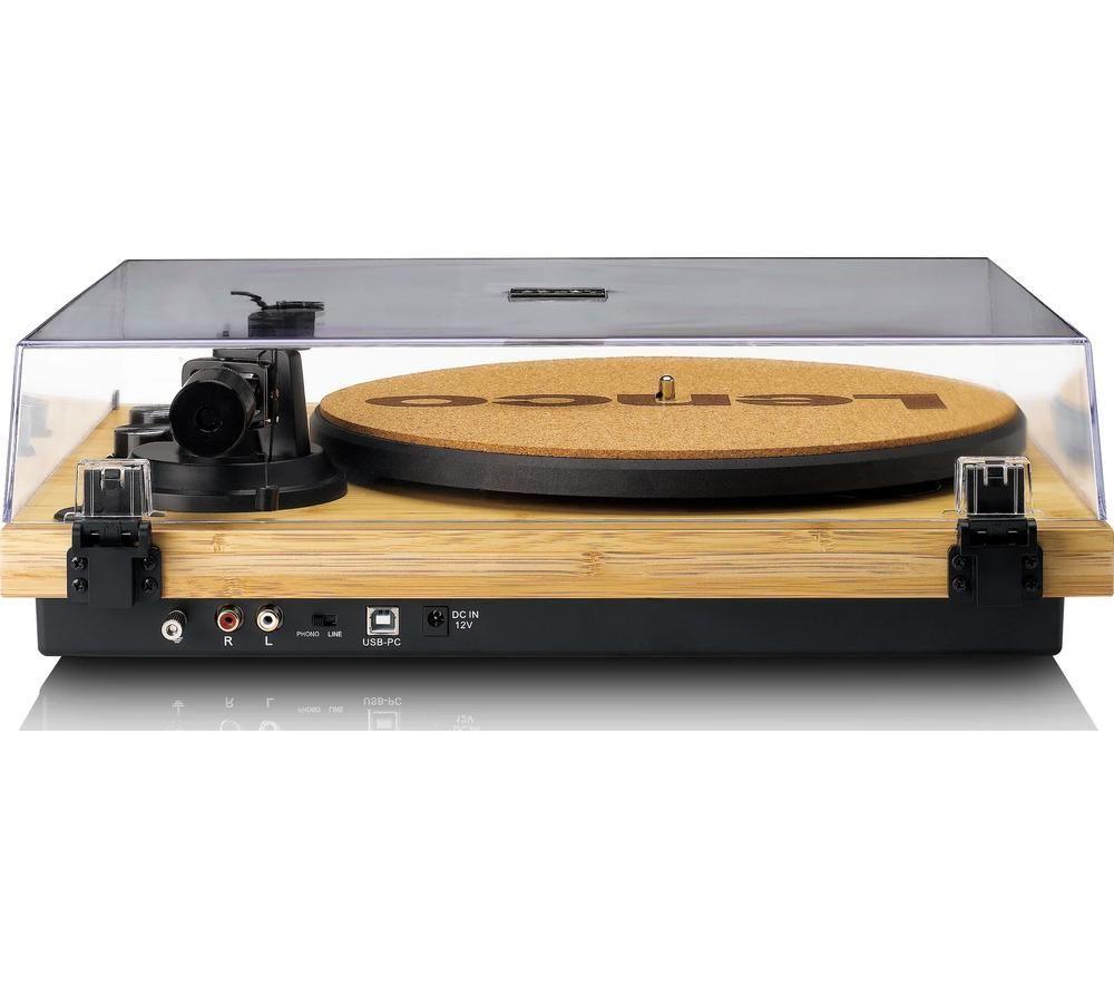 LENCO LBT-335 Belt Drive Bluetooth Turntable - Bamboo image number 12 of 14