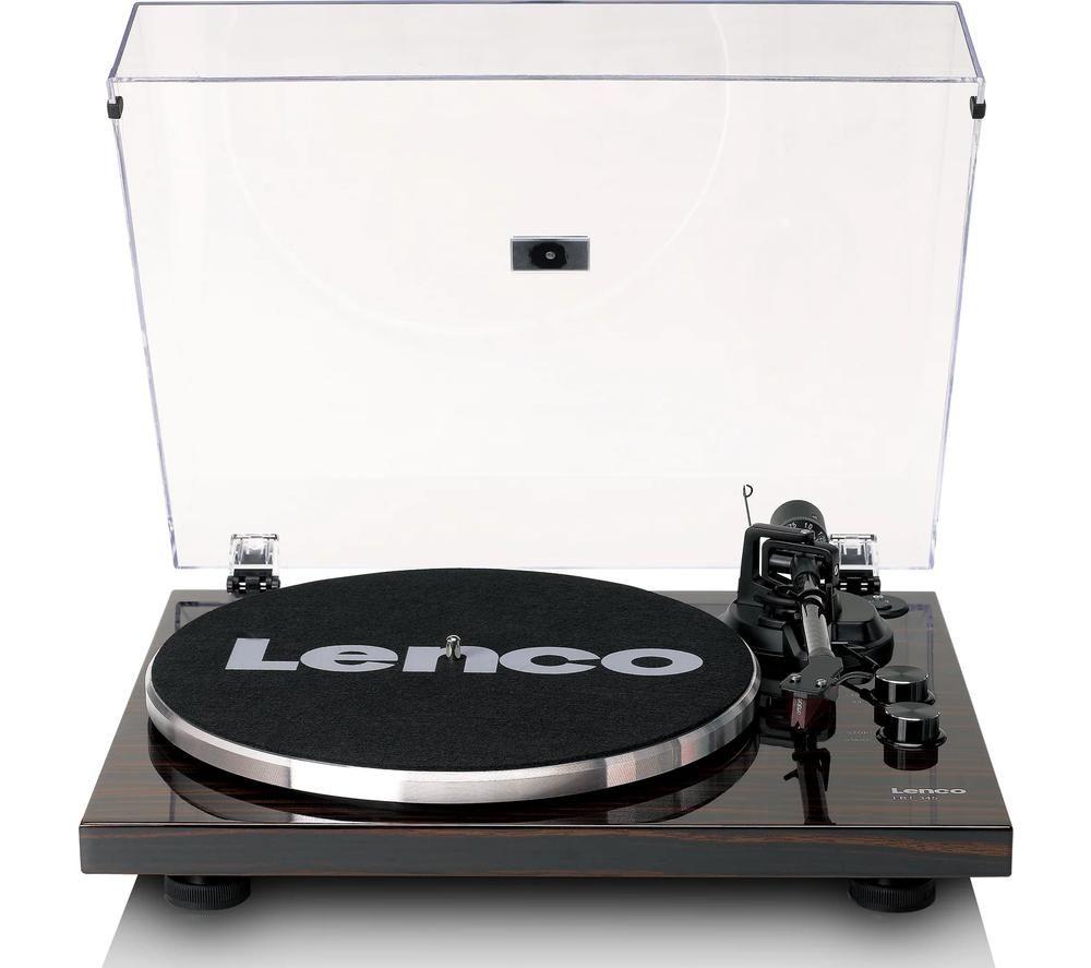 LENCO LBT-345 Belt Drive Bluetooth Turntable - Walnut image number 5 of 11