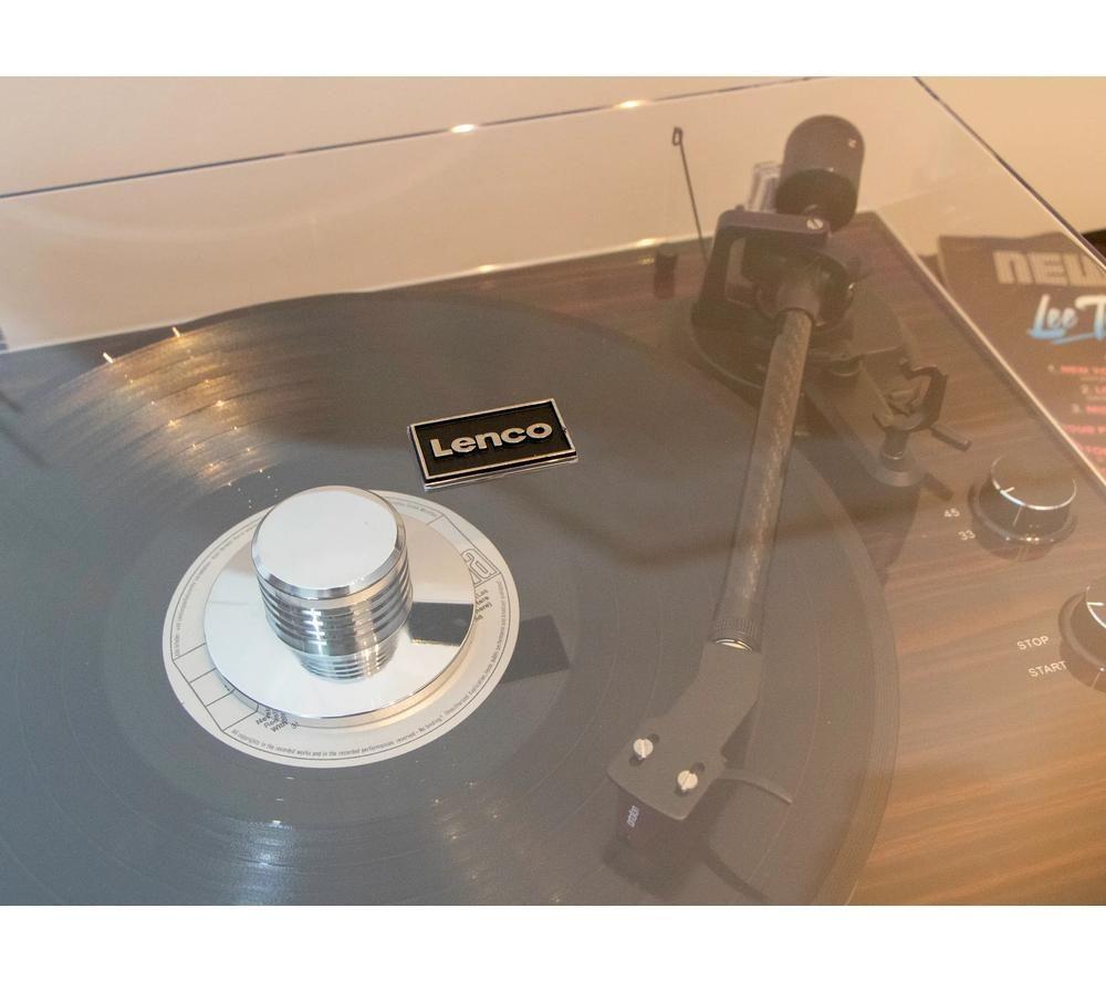 LENCO LBT-345 Belt Drive Bluetooth Turntable - Walnut image number 6 of 11