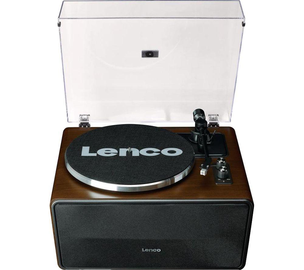 Lenco Ls-470 Belt Drive Bluetooth Turntable - Walnut, Brown
