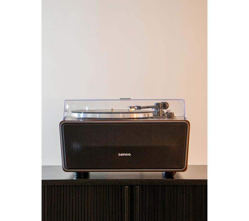 LENCO LS-470 Belt Drive Bluetooth Turntable - Walnut image number 5 of 6