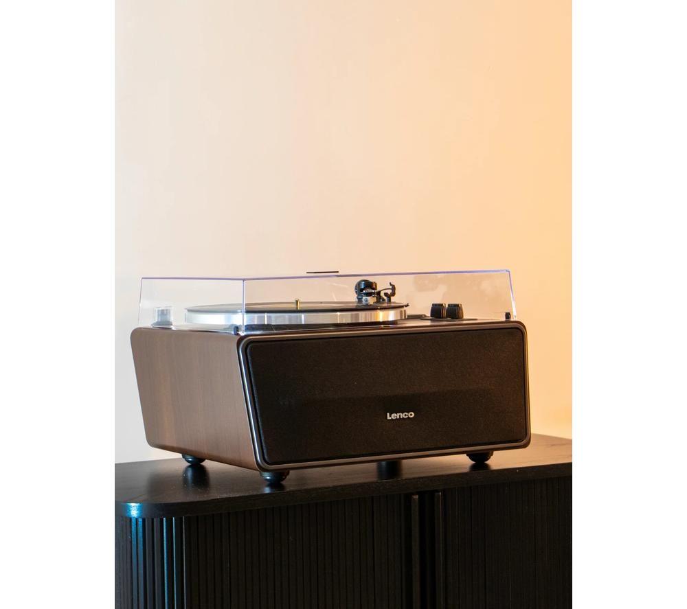 LENCO LS-470 Belt Drive Bluetooth Turntable - Walnut image number 6 of 6
