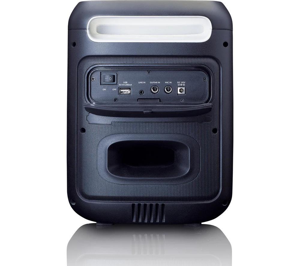 LENCO PA-100 Bluetooth Party Speaker - Black image number 2 of 14