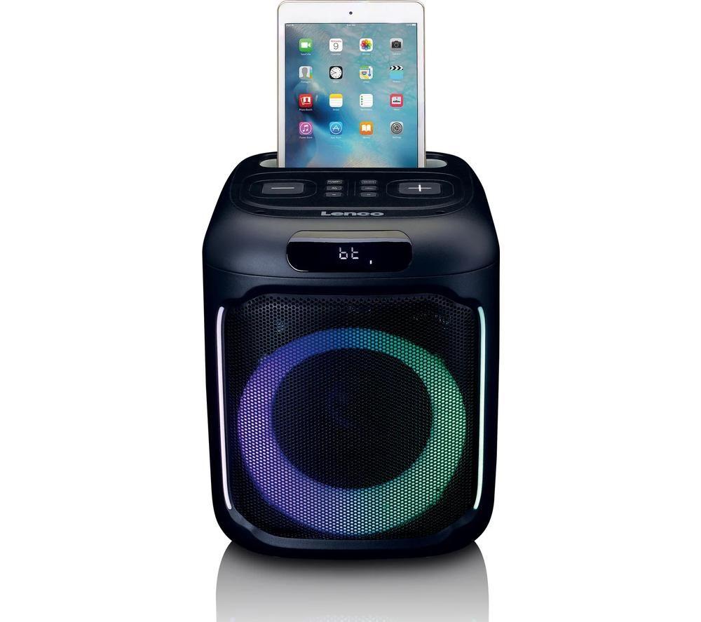 LENCO PA-100 Bluetooth Party Speaker - Black image number 7 of 14