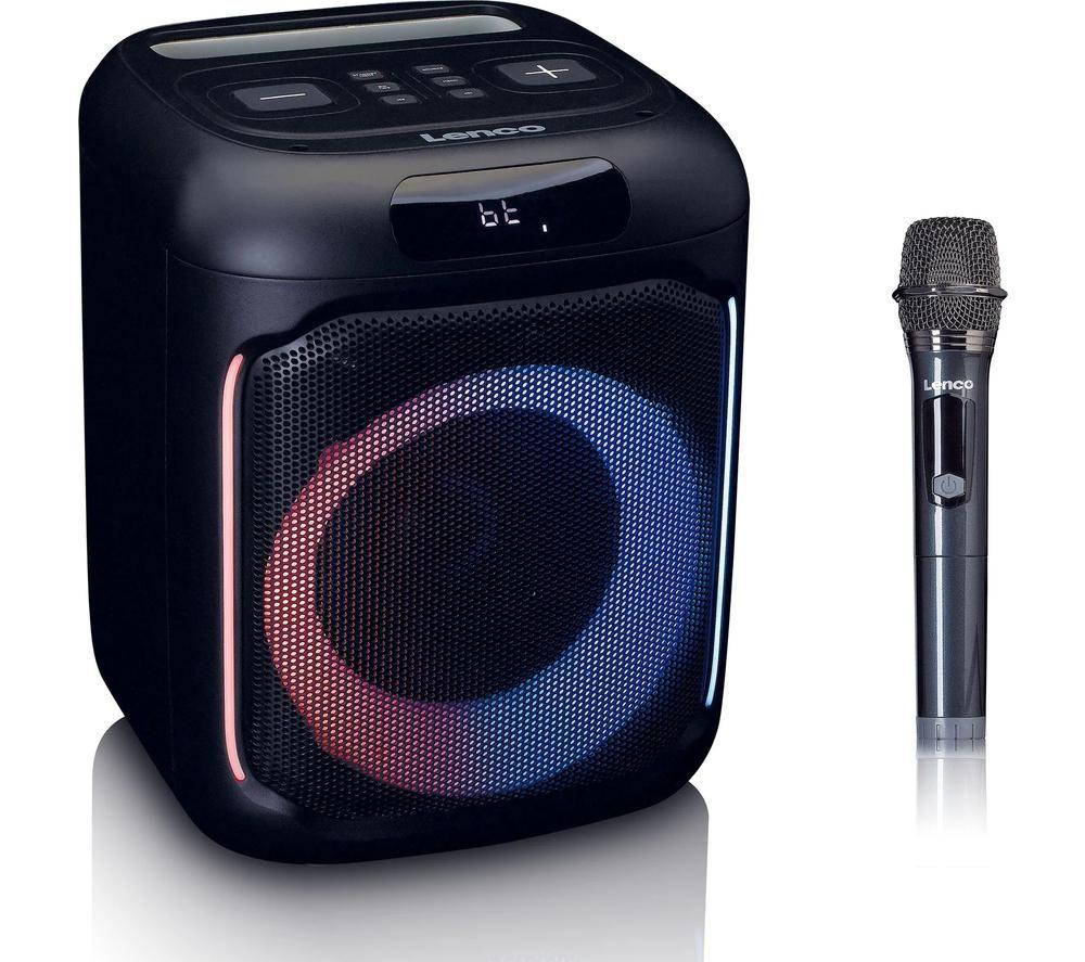 LENCO PA-100 Bluetooth Party Speaker - Black image number 9 of 14