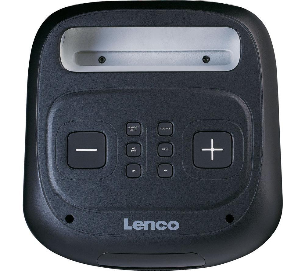 LENCO PA-100 Bluetooth Party Speaker - Black image number 11 of 14