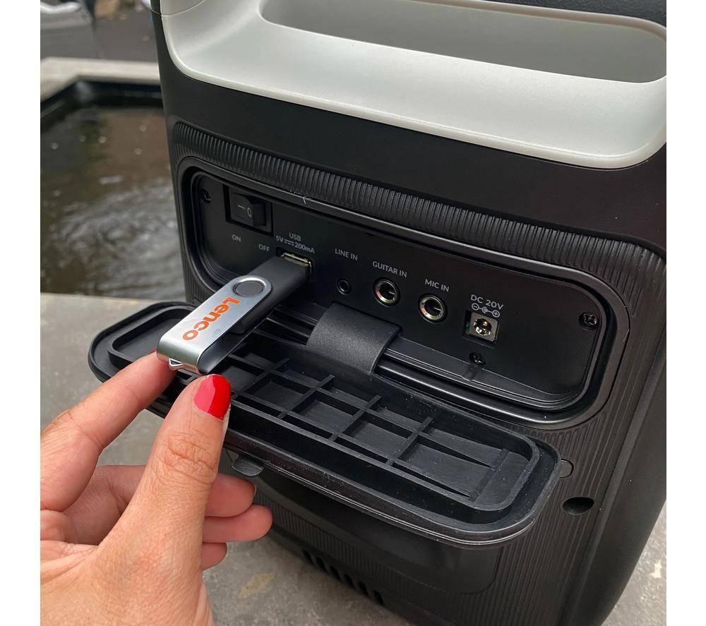 LENCO PA-100 Bluetooth Party Speaker - Black image number 12 of 14