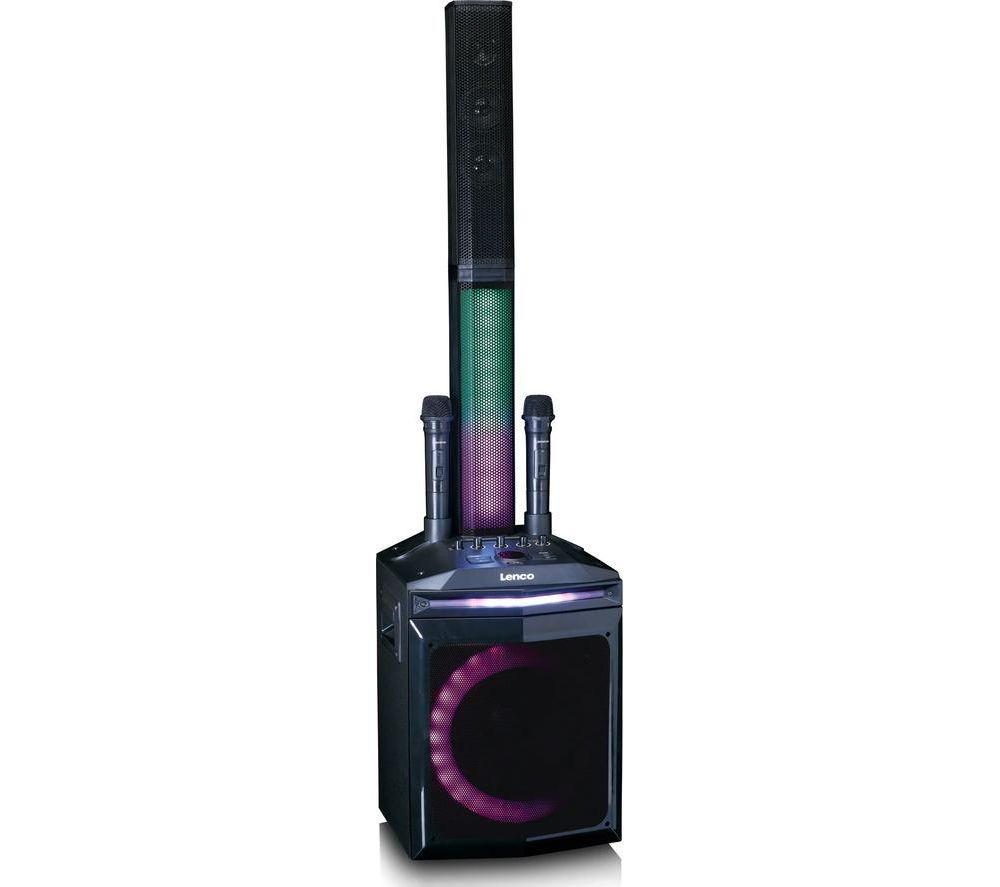 LENCO PA-220 Bluetooth Party Speaker - Black image number 2 of 16