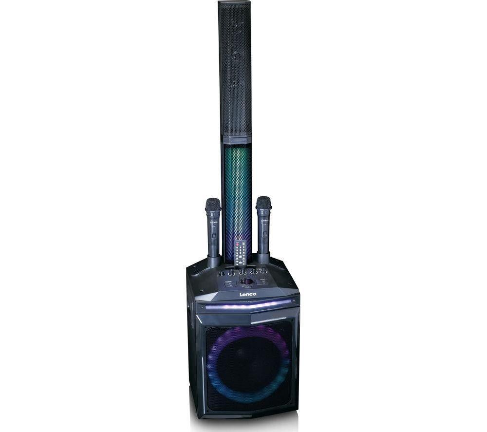 LENCO PA-220 Bluetooth Party Speaker - Black image number 4 of 16