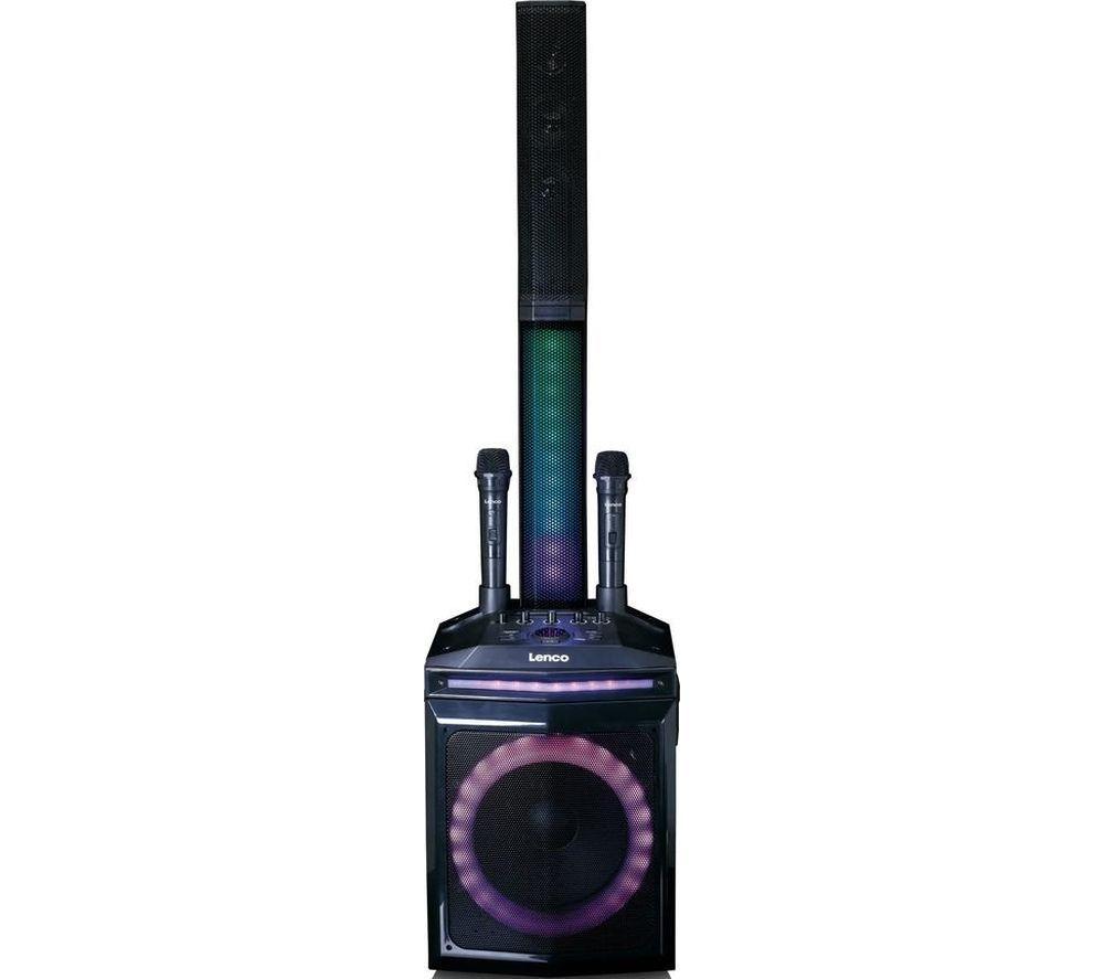 LENCO PA-220 Bluetooth Party Speaker - Black image number 6 of 16