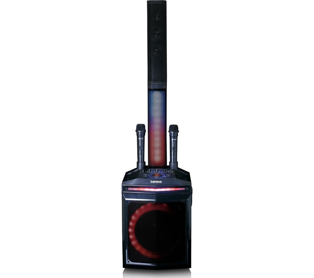 LENCO PA-220 Bluetooth Party Speaker - Black image number 7 of 16