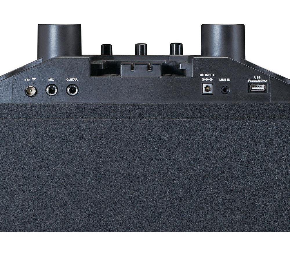 LENCO PA-220 Bluetooth Party Speaker - Black image number 10 of 16