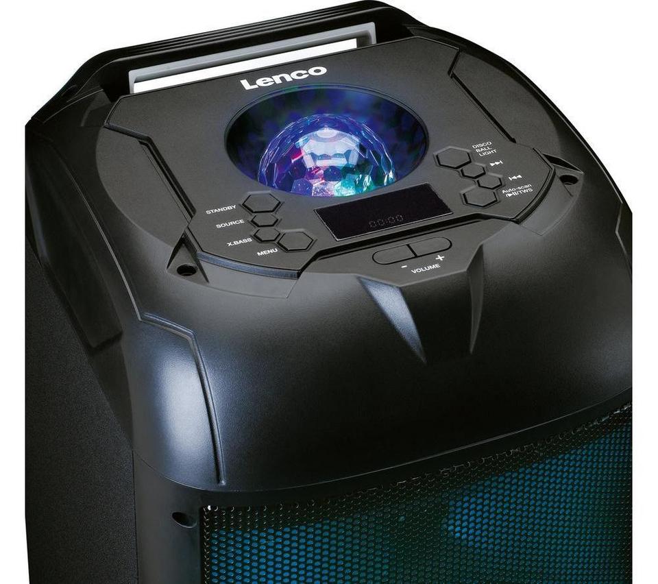 LENCO PA-260 Bluetooth Party Speaker - Black