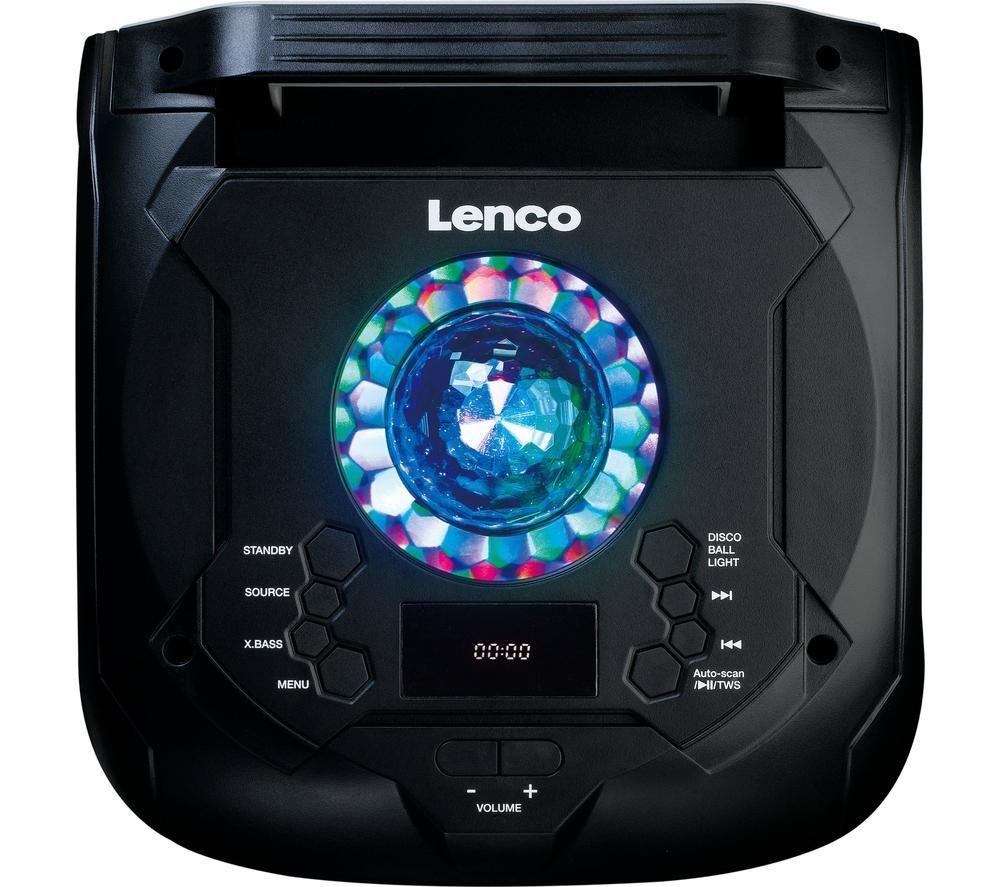 LENCO PA-260 Bluetooth Party Speaker - Black image number 8 of 14