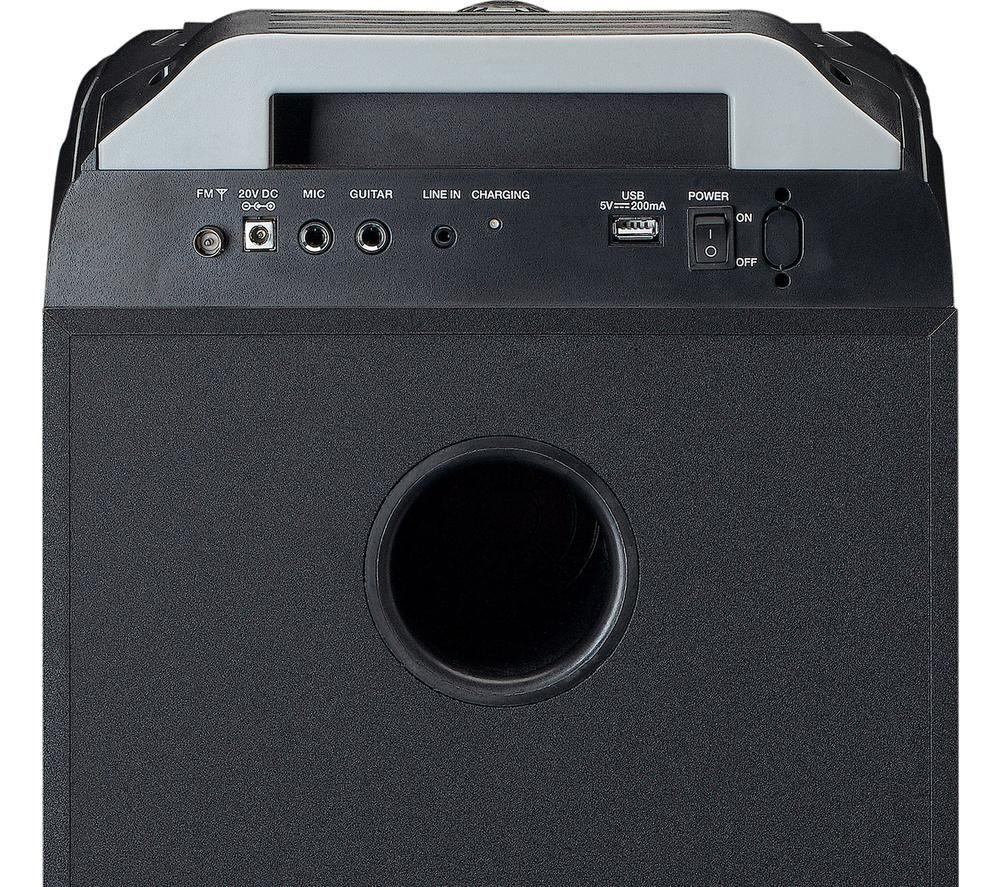 LENCO PA-260 Bluetooth Party Speaker - Black image number 12 of 14