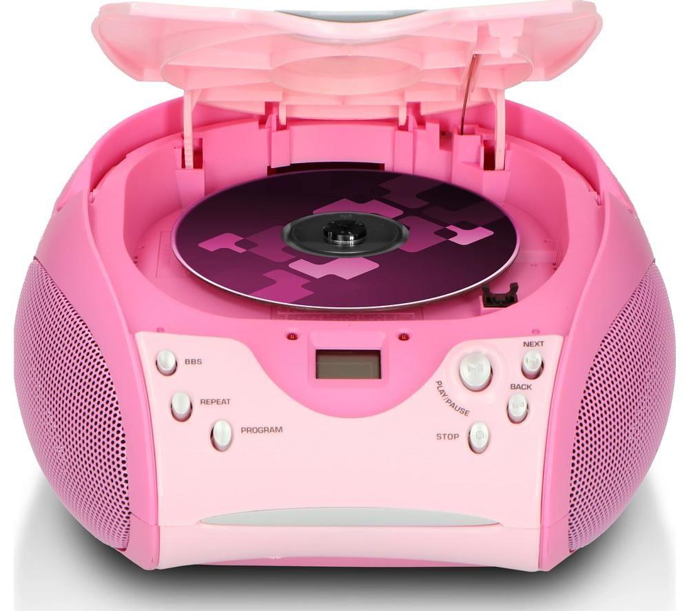 LENCO SCD-24 FM Boombox - Pink image number 4 of 12