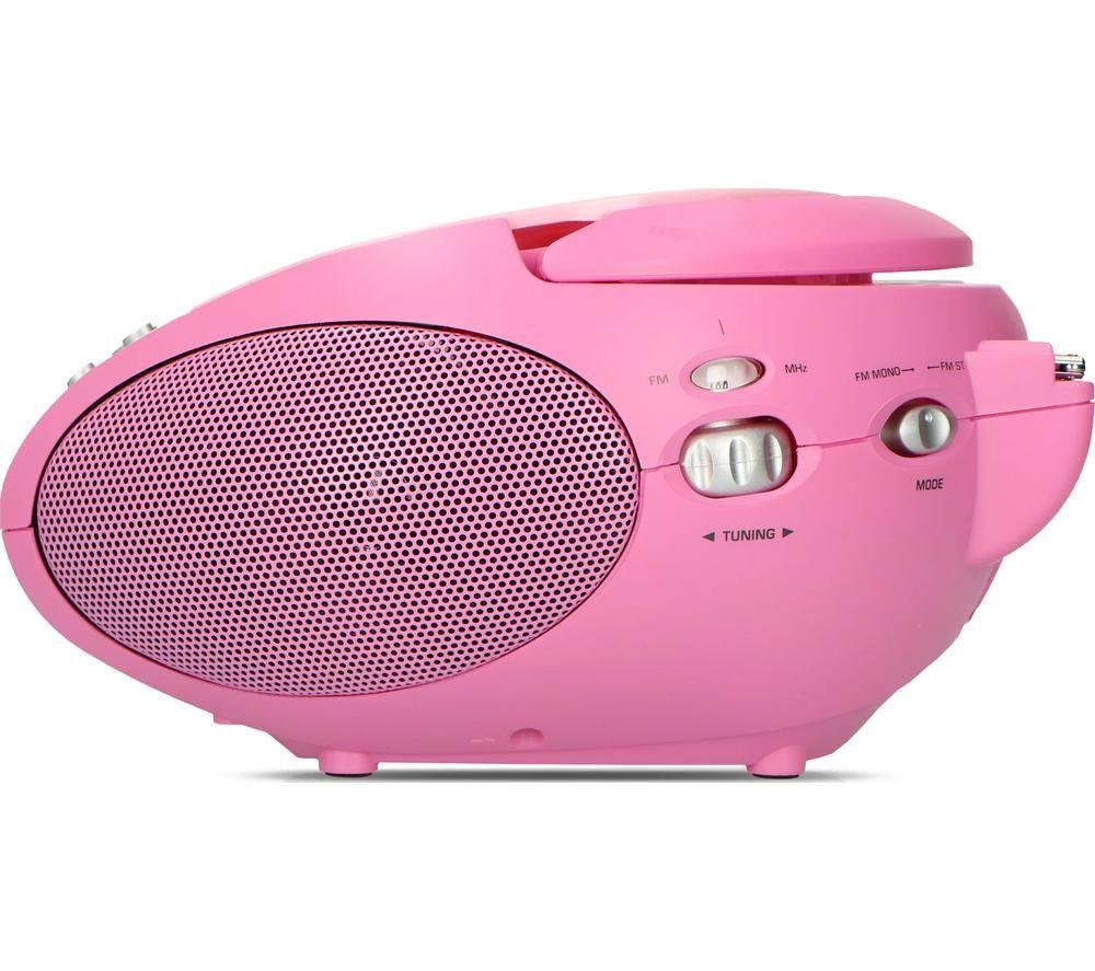 LENCO SCD-24 FM Boombox - Pink image number 8 of 12