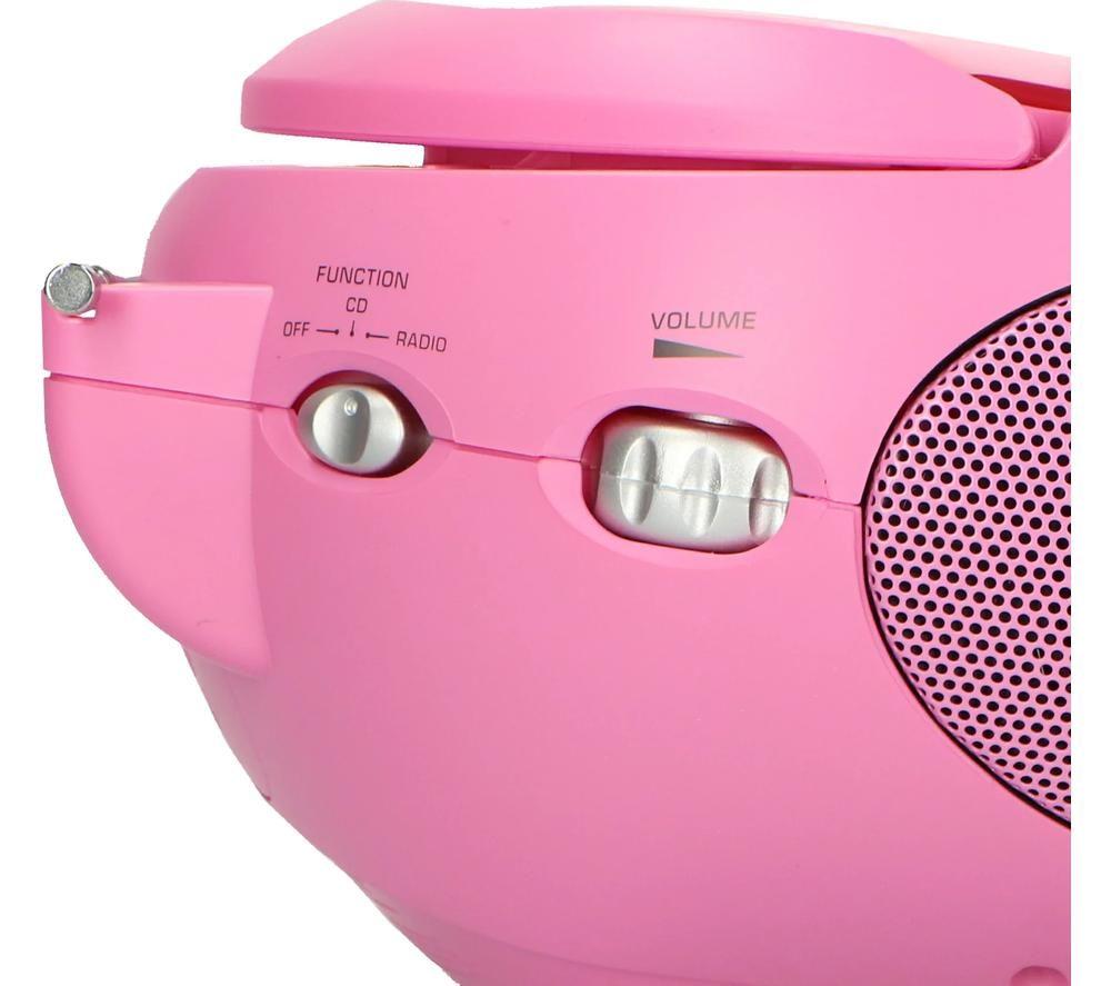LENCO SCD-24 FM Boombox - Pink image number 9 of 12