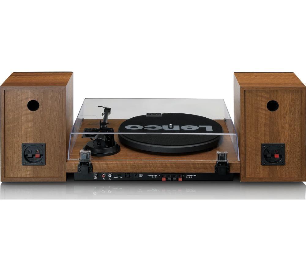 LENCO LS-480WD Belt Drive Bluetooth Turntable - Wood image number 4 of 7